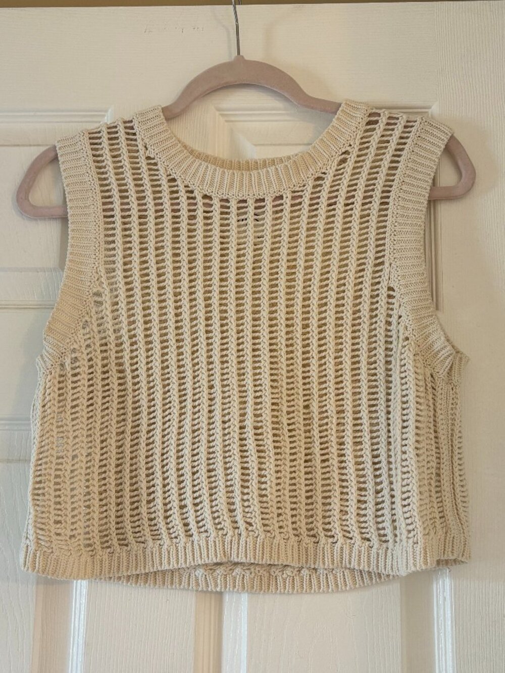 Aerie Crochet Cropped Tank Top